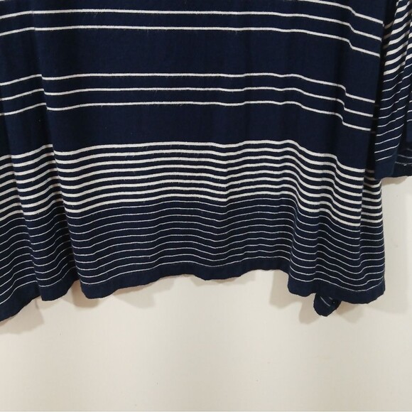 Sophie Max Blue White Striped Top - Picture 7 of 9